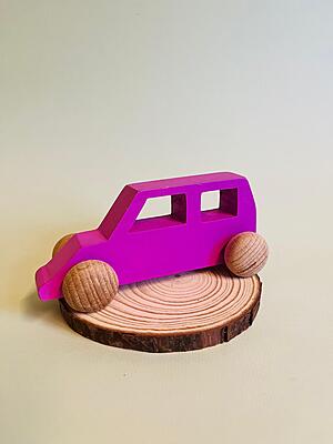 Wooden Toy Jeep