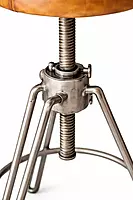Boswell Industrial Crank Bar Stool