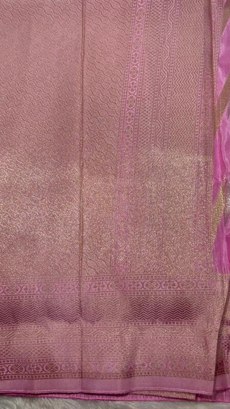 Viscose dola silk with sona rupa work