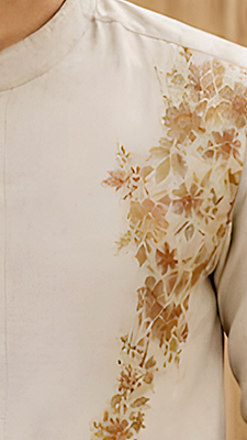 Ivory Blossom Signature Short Kurta Ivory Blossom Signature Short Kurta