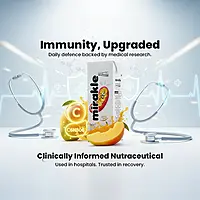 MIRAKLE the Liposomal Vitamin-C Drink ( No Added Sugar)-24 Piece Pack