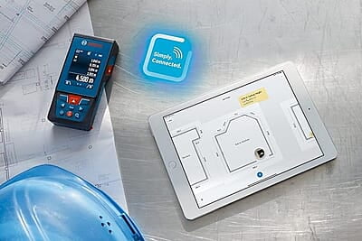 Bosch GLM 100-25 C 100 Meter Laser Distance Meter with Inbuilt Camera