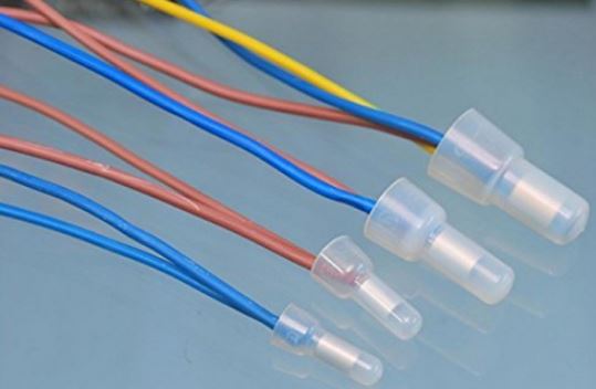 Closed End Cable Cap Crimp Connector - Protective Closed End Wire Terminals (Pack of 10)