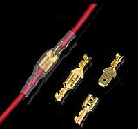 6mm Electrical Wire Cable Thimble Lugs Terminal Female Spade Wire Connectors- (Pack of 10)