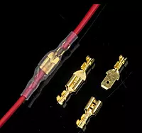 6mm Electrical Wire Cable Thimble Lugs Terminal Female Spade Wire Connectors- (Pack of 10)