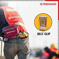 5 Mtr  Steel Measuring Tape - (Yellow & Black) With Unbreakable ABS case | Auto-lock and Belt Clip