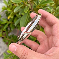 8mm Stainless Steel SP Brass Ring Punjabi Kada