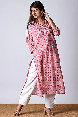 Pink Kurtas