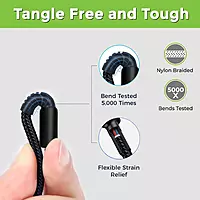 UltraProlink UL1071BLK-0120 - USB A to Lightning Cable Zap+ Lightning