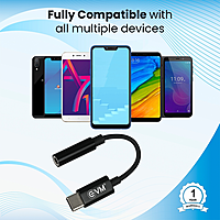 EVM CAC-01 USB C to USB C Cable - Black