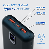 EVM P0404 EnNano Pro 20 Power Bank 20,000mAh - Royal Blue