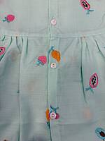 Alai Cotton Embroidered Baby Frock - Green Alai Cotton Embroidered Baby Frock - Green