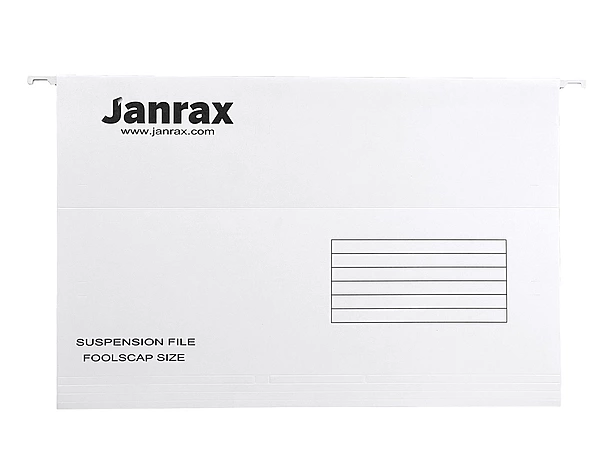 Pack of 50 White Foolscap Suspension Files