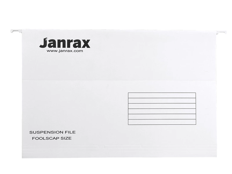 Pack of 50 White Foolscap Suspension Files