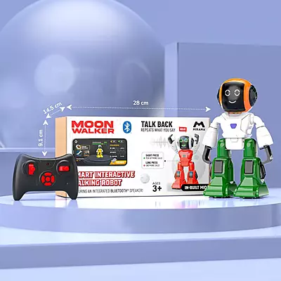 Mirana Moonwalker Interactive Robot - Bluetooth Speaker & Voice Control Toy