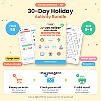 30-Day Holiday Activity Bundle PDF