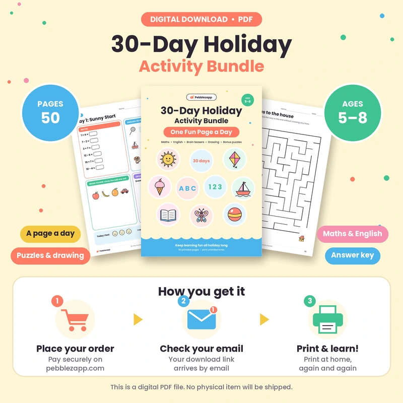 30-Day Holiday Activity Bundle PDF