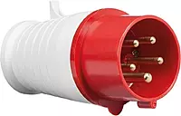 5 Pin, 32A, Industrial Socket With Plug IP44 Waterproof (Plug & straight Socket set)