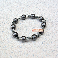 9mm Iron Sarbloh Beads Simarna Bracelet