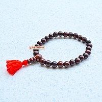 Ebony Wood & Red Sandalwood Punjabi Simrana – Spiritual Bracelet Set (1 Black & 1 Red)