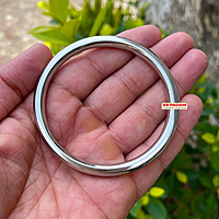 6mm Stainless Steel Round Smooth Punjabi Kada