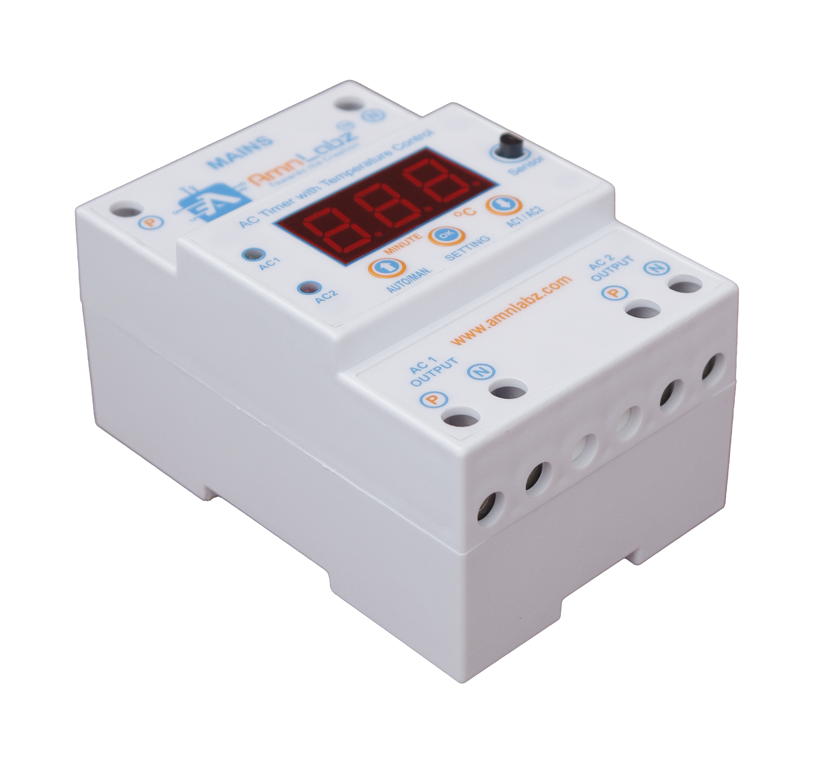 Digital AC timer with Temperature Control