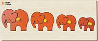 Elephant Seriation Board - Wooden Learning Puzzle