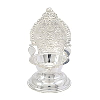 Silver Astalakshmi Diya