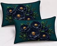 Green 7D Digital Print Bedsheet Soft, Stylish & Premium Quality Bed Sheet King-225 x 250 CM)