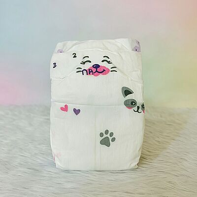 Nappee Economy - Small (4to 8kg)- 30pcs (Tape/ Velcro) Nappee Economy - Small (4to 8kg)- 30pcs (Tape/ Velcro)