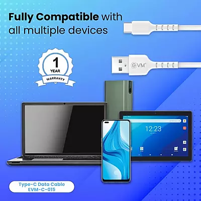 CABLE EVM TYPE-C C-015 WHITE