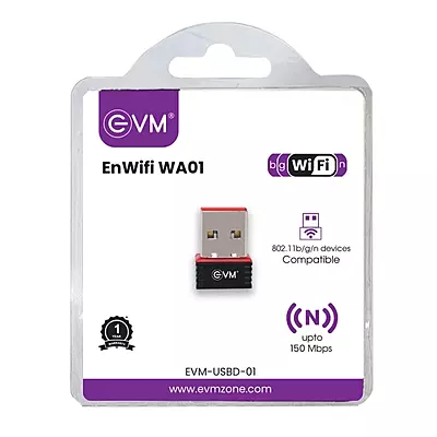 WI-FI ADAPTOR EVM 150Mbps - EVMENWIFI WA01 WI-FI ADAPTOR EVM 150Mbps - EVMENWIFI WA01