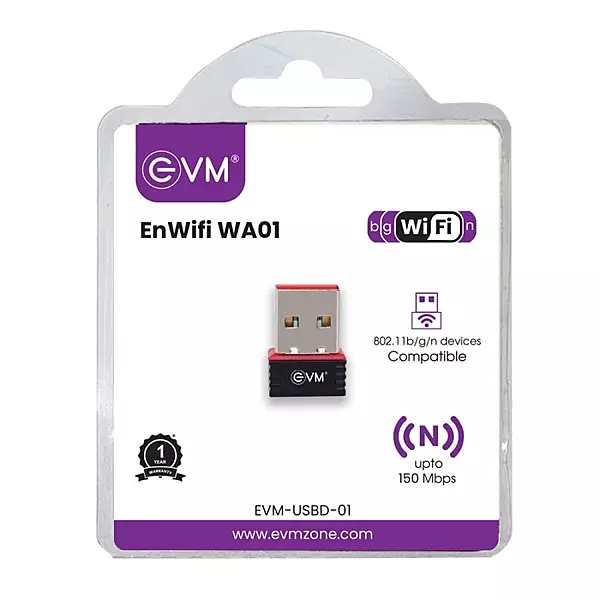 WI-FI ADAPTOR EVM 150Mbps - EVMENWIFI WA01 WI-FI ADAPTOR EVM 150Mbps - EVMENWIFI WA01