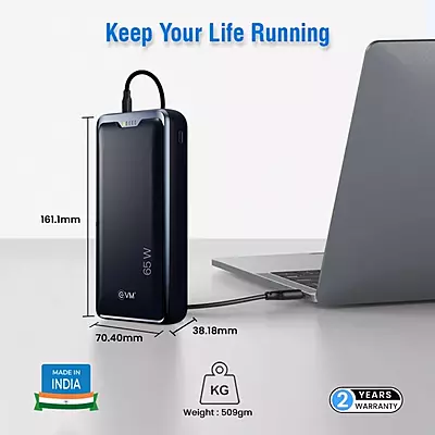 POWER BANK EVM 30000 MAH ENLAP PRO 65W P0402