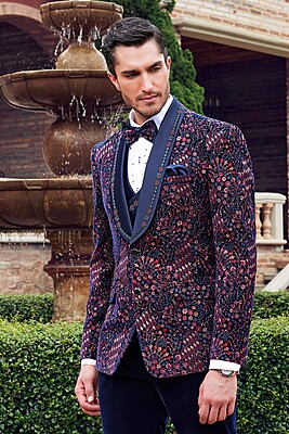 Multi Floral Designer Tuxedo