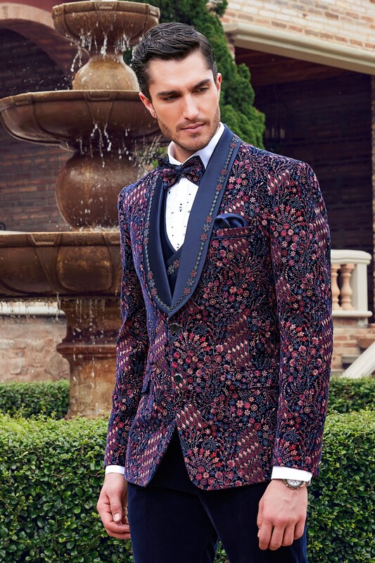 Multi Floral Designer Tuxedo