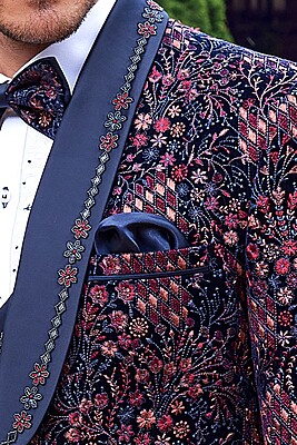 Multi Floral Designer Tuxedo