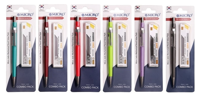 Micro Jedo Mechanical Pencil Value Pack, 0.7mm