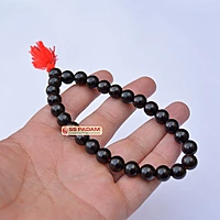 Ebony Wood & Red Sandalwood Punjabi Simrana – Spiritual Bracelet Set (1 Black & 1 Red)