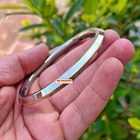 6mm Stainless Steel SP Brass Ring Punjabi Kada