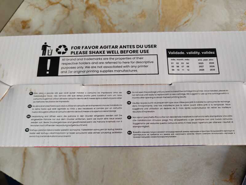 COMPATIBLE TONER CARTRIDGE CRG071 AIR BAG