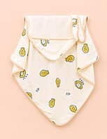 Crinkled Muslin Hooded Blanket (85x85 cm) – Assorted Designs Crinkled Muslin Hooded Blanket (85x85 cm) – Assorted Designs