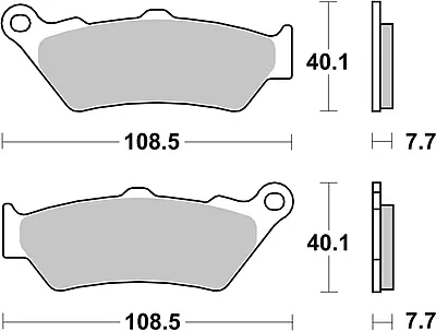 Brembo 07BB03SP Sintered Brake Pad