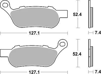 Brembo 07HD07SP Sintered Brake Pad Brembo 07HD07SP Sintered Brake Pad