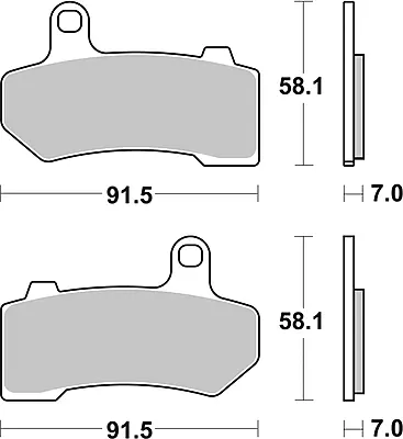 Brembo 07HD17SP Sintered Brake Pad Brembo 07HD17SP Sintered Brake Pad