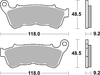 Brembo 07HD22SA Sintered Brake Pad Brembo 07HD22SA Sintered Brake Pad