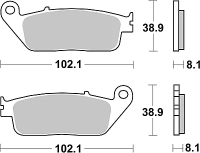Brembo 07HO30SA Sintered Brake Pad