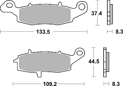 Brembo 07KA18SA Sintered Brake Pad