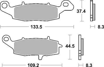 Brembo 07KA19SA Sintered Brake Pad