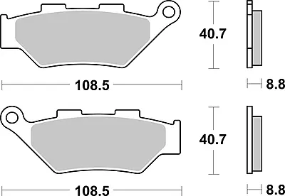 Brembo 07KS07SA Sintered Brake Pad